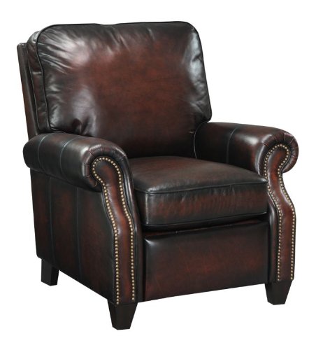 red leather recliner chair