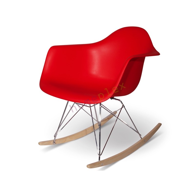 red rocking chair