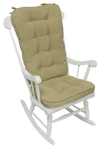 rocking chair pads greendale home fashions jumbo rocking chair cushion set hyatt fabric cream rocking chair accessory
