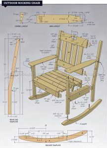 rocking chair plans outdoor rocking chair plans