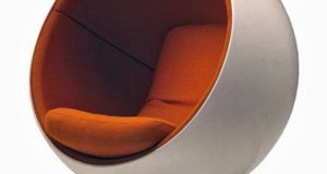 round dining table and chair futuristic white and orange round reading chair