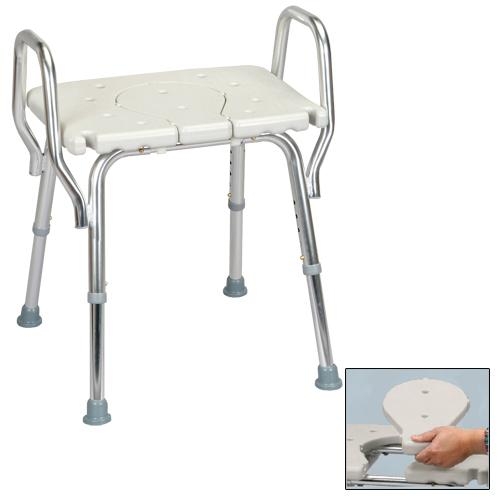 shower chair with arms