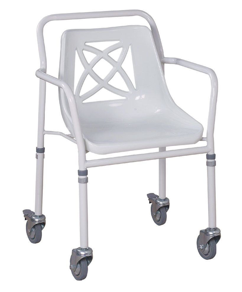shower chair with wheels