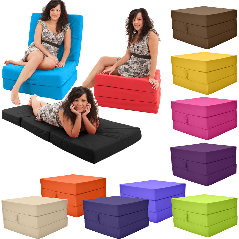 single fold out bed chair