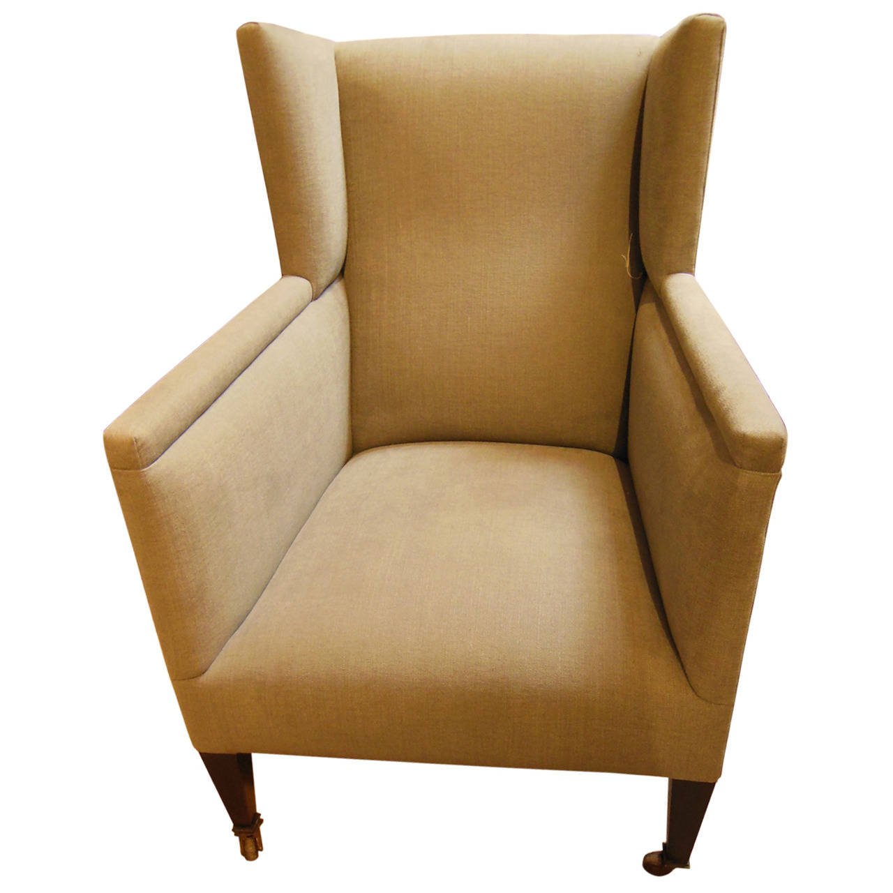 small wingback chair