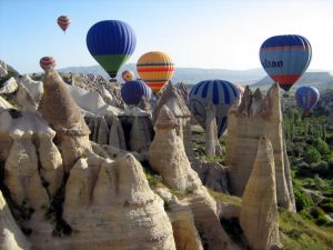 star wars chair the unique moon like landscape in cappadocia balloons