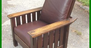 stickley morris chair original l & j g stickley handcraft morris chair with slats to the floor