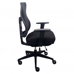 tempur pedic office chair tempur pedic fabric back tp f