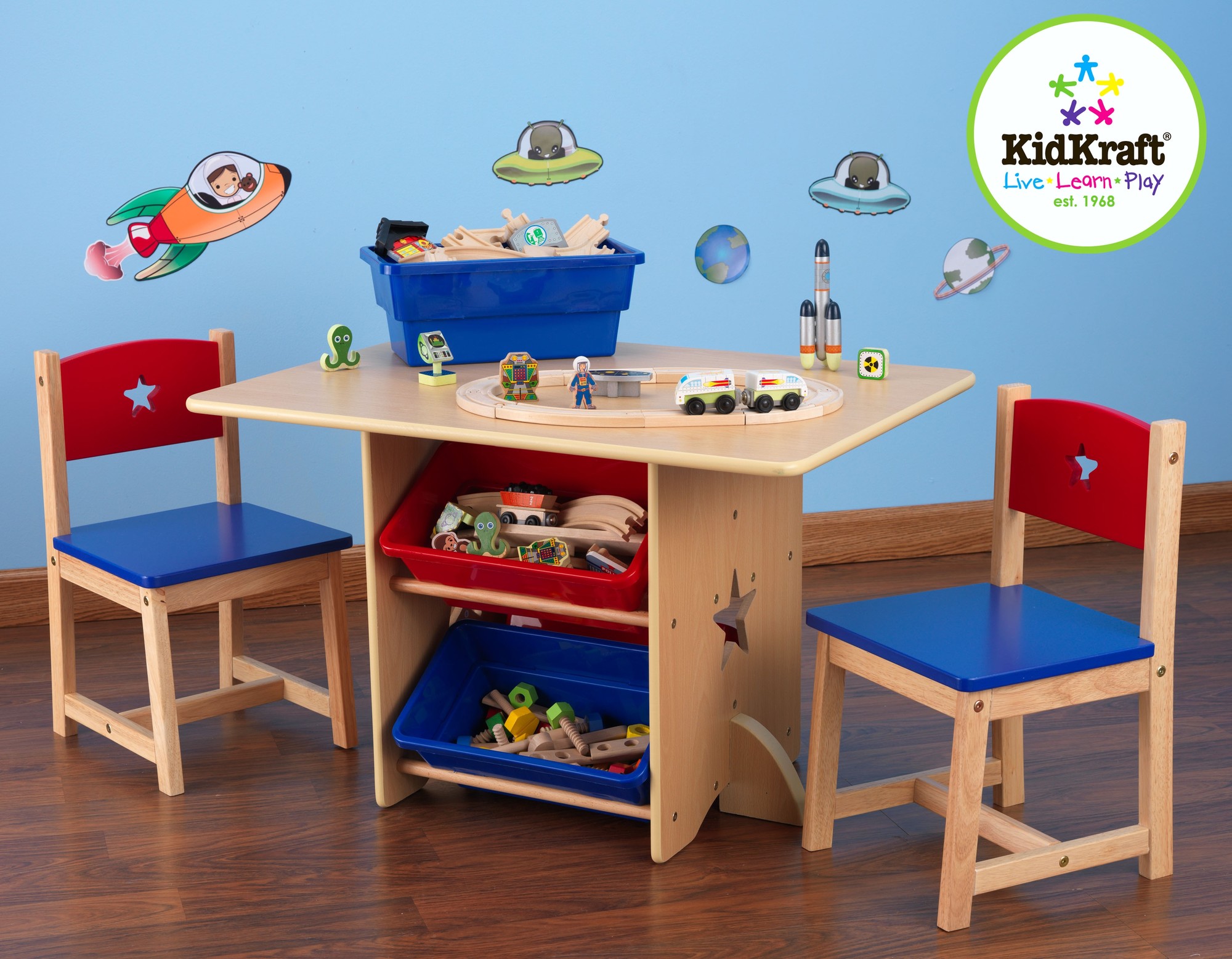 toddlers chair and table set