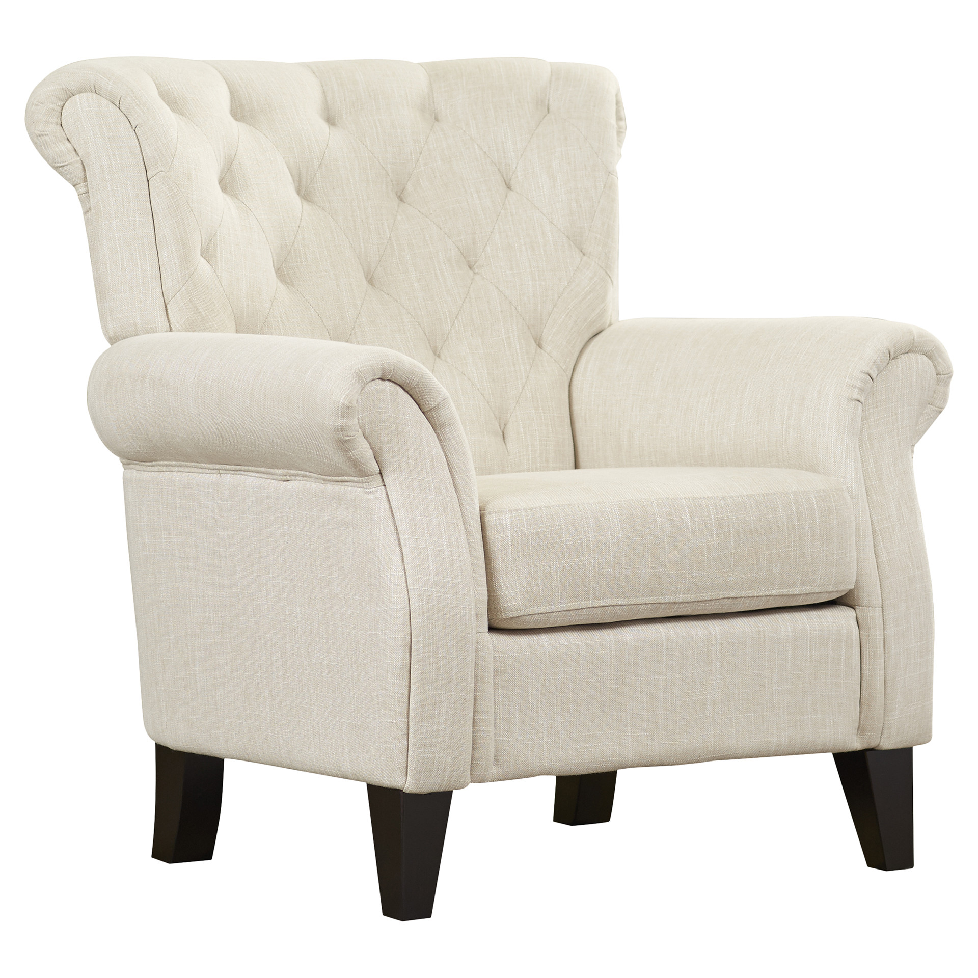 upholstered arm chair