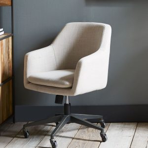 upholstered desk chair media