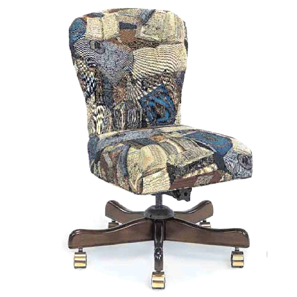 Upholstered Desk Chair With Wheels Bangkokfoodietour Com