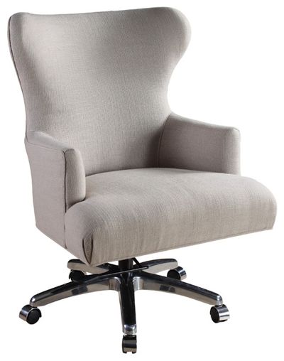 upholstered swivel chair