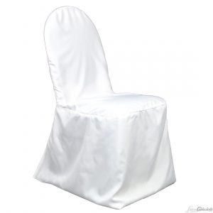 white chair covers banquet poly white chair cover