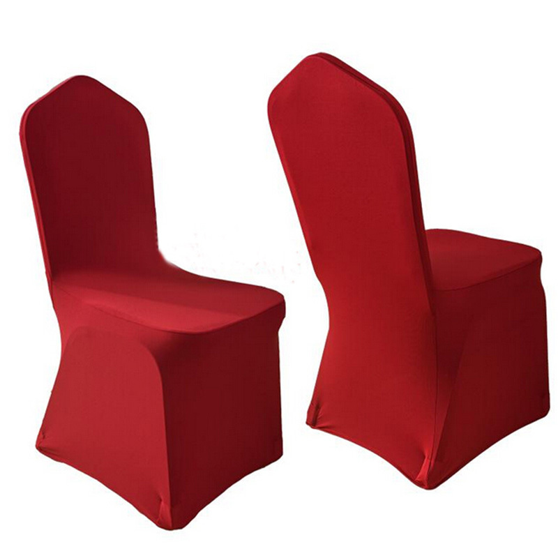white spandex chair covers