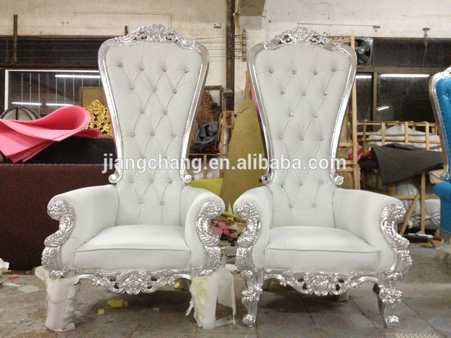 white throne chair