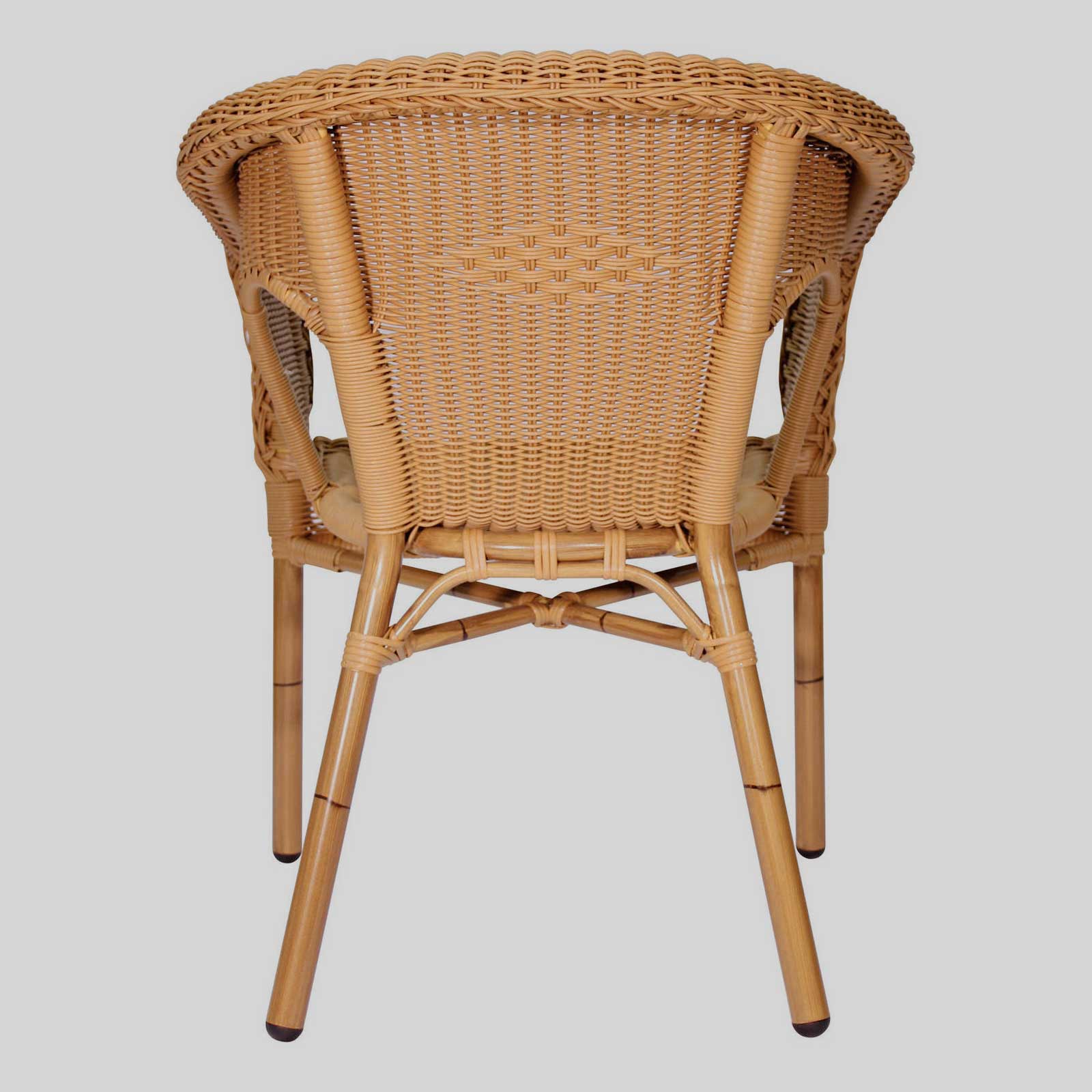 wicker table and chair