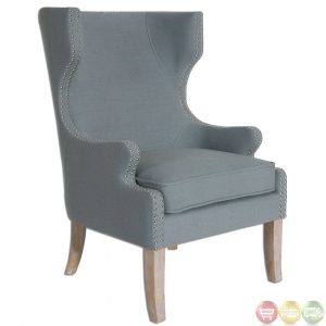wing back chair graycie traditional high back wing chair