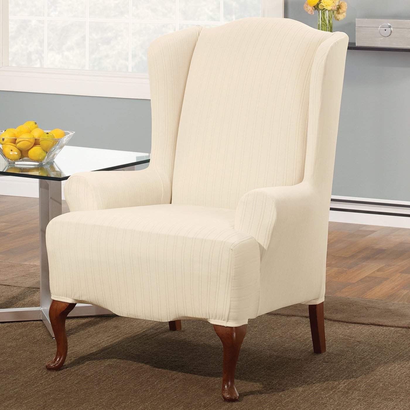wingback chair slipcover