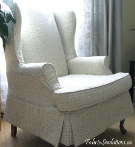 wingback chair slipcover wingchairslipcover signature
