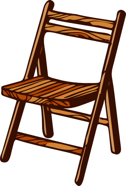 wood folding table and chair