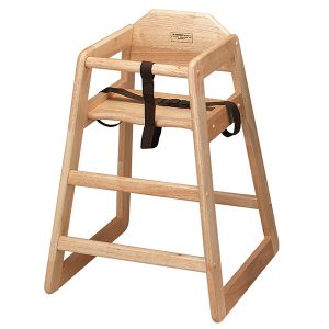 wooden high chair large