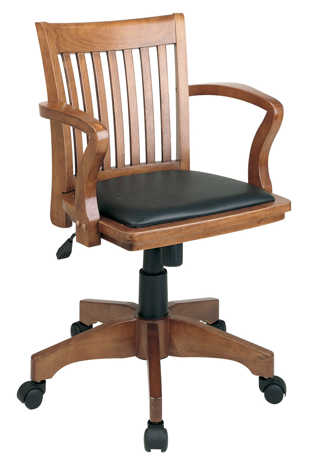 wooden office chair