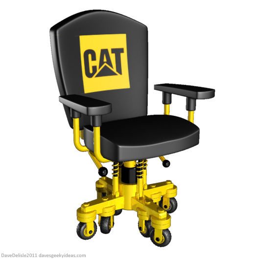 yellow office chair